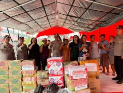 Polres Sibolga Salurkan Bantuan untuk Korban Banjir dan Longsor, Wujud Nyata Kepedulian Polri