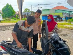 Pulihkan Aktivitas Warga Pascabencana, Kapolres Tapanuli Tengah Gelar Servis Motor Gratis