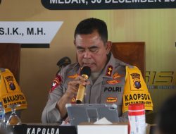 Empati di Tengah Bencana, Polda Sumut Gelar Rilis Akhir Tahun 2025 Secara Sederhana