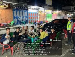 Patroli Malam Polres Tanah Karo, Situasi Kabanjahe Tetap Aman dan Kondusif