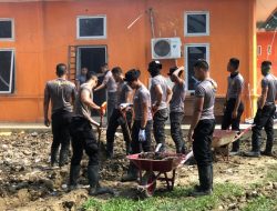 Taruna Akpol Bersihkan Dispora Aceh Tamiang, Siapkan Posko Satlat Kijang Jelang Pembukaan Latsitardanus 2026