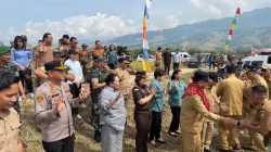 Kapolres Tanah Karo Hadiri Panen Raya Padi Sawah Dukung Ketahanan Pangan Nasional