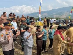 Kapolres Tanah Karo Hadiri Panen Raya Padi Sawah Dukung Ketahanan Pangan Nasional