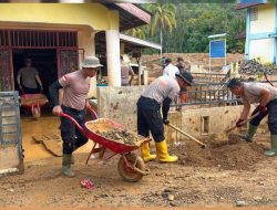 Brimob Sumut Bantu Warga Bangkit, Rumah, Jalan, dan Air Bersih Dipulihkan