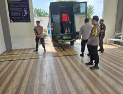 Sat Samapta Polres Batu Bara Kawal Ketat Tahanan Sidang di PN Kisaran, Jamin Keamanan dan Ketertiban