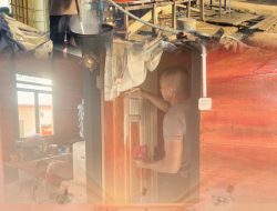 Brimob Hadir Menyeluruh di Batang Toru: Dari Dapur Lapangan, Cat Huntara, hingga Ibadah Bersama Warga