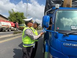 Hari Kesepuluh Ops Keselamatan Toba 2026, Satlantas Polres Tanah Karo Kembali Gelar Penertiban di Jalan Jamin Ginting