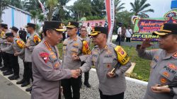 Kapolres Serdang Bedagai Hadiri Kunjungan Kapolri dan Ketua Komisi IV Berikan Bantuan untuk Korban Bencana Alam