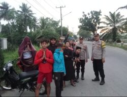 Jaga stabilitas keamanan bulan suci Ramadan,Polresta Deli Serdang dan Jajaran Patroli Menyapa Subuh