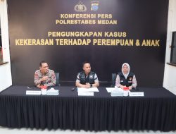 Polrestabes Medan berhasil mengungkap kasus tindak pidana persetubuhan dan perbuatan cabul yang melibatkan anak di bawaumur