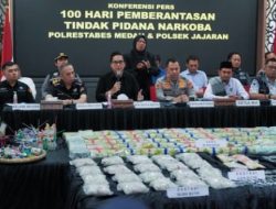 Selama 100 hari Polrestabes Medan dan Polsek jajaran melakukan Gerebek Sarang Narkoba