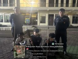 Patroli Stasioner Polres Tanah Karo Antisipasi 3C, Tiga Remaja Diamankan Saat Hendak Tawuran