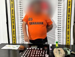 Tengah Malam Digerebek di Kos Polres Simalungun Ciduk Bandar Sabu dengan 54 Plastik Klip Siap Edar