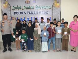 Polres Tanah Karo Gelar Buka Puasa Bersama dan Santuni Anak Yatim di Bulan Suci Ramadhan 1447 H