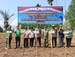 Polres Tanah Karo Tanam Jagung Serentak Dukung Program Swasembada Pangan