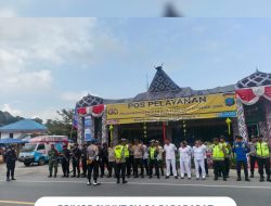 Brimob Sumut Siaga di Parapat, Pastikan Wisatawan Aman Saat Ops Ketupat Toba 2026