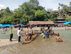 Polri Berikan Imbauan Keselamatan di Wisata Tangkahan, Wujud Nyata Operasi Ketupat 2026