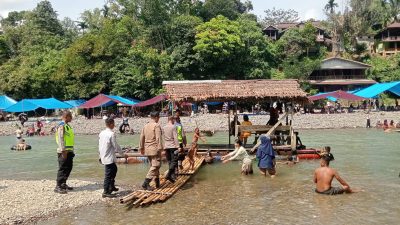 Polri Berikan Imbauan Keselamatan di Wisata Tangkahan, Wujud Nyata Operasi Ketupat 2026