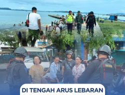 Di Tengah Arus Lebaran, Brimob Sumut Hadir Bukan Sekadar Mengamankan—Tapi Juga Menenangkan Masyarakat Sibolga