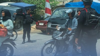 Brimob Sumut Siaga Penuh Amankan Arus Lebaran, Kehadiran Personel di Tiga Pos Strategis Jamin Kamseltibcarlantas Tetap Kondusif