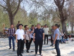 Kapolres Batubara pimpin monitoring langsung Pantai Sujono jelang Lebaran, fokus keamanan dan keselamatan wisatawan
