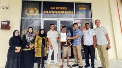 Balita Ditemukan di SPBU Hutalombang, Sat Reskrim Polres Padang Lawas Berhasil Pertemukan Kembali dengan Orang Tua