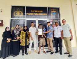 Balita Ditemukan di SPBU Hutalombang, Sat Reskrim Polres Padang Lawas Berhasil Pertemukan Kembali dengan Orang Tua