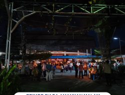 Brimob Siaga Amankan Malam Paskah di Gunungsitoli, Patroli Humanis Jaga Kamtibmas Tetap Kondusif