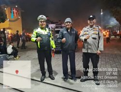 Polsek Berastagi Amankan Pawai Paskah GBKP Kota, Ratusan Jemaat Ikuti dengan Khidmat