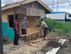 Bhabinkamtibmas Polsek Tigapanah Sapa Warga, Pererat Sinergi dengan Karang Taruna