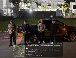 Patroli Malam Polres Karo Antisipasi 3C dan Balap Liar, Situasi Kabanjahe Kondusif