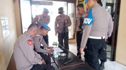 Subdit Provos Bid Propam Polda Sumut melakukan pemeriksaan senjata api di jajaran Polres Serdang Bedagai