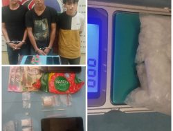 Satresnarkoba Polres Palas Berhasil Ungkap Kasus Narkotika Jenis Sabu, Amankan 4 Orang dan barang buktinya