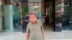 Tomas Ginting datang ke Krimum Polda Sumut memenuhi panggilan gelar perkara  khusus