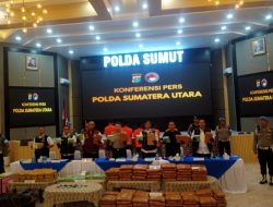 Selamatkan 813 Ribu Jiwa, Polda Sumut Gagalkan Peredaran 72 Kg Sabu dan 151 Kg Ganja