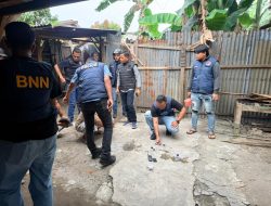 Kolaborasi Polres Binjai dengan BNNK Binjai Gerebek Sarang Narkoba, Dua Orang Diamankan