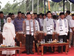KAPOLRES BINJAI PASTIKAN PEMBUKAAN MTQ KE 57 KOTA BINJAI BERJALAN KONDUSIF