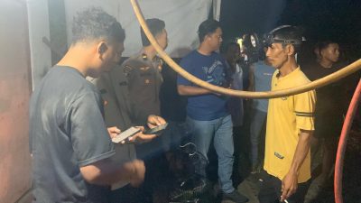 Personel Polres Batu Bara Respon Cepat 110 Amankan Terduga Pelaku Pencurian di Desa Sumber Padi