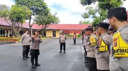 Apel Gabungan Sat Binmas Polres Binjai: Kapolres Tekankan Peran Aktif Bhabinkamtibmas Jaga Keamanan Warga