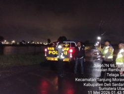 Patroli Blue Light Polresta Deli Serdang Sisir Jalur Rawan Kriminalitas