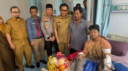 KAPOLRES BINJAI JENGUK KORBAN BEGAL PELAJAR PASTIKAN PENDAMPINGAN DAN PENANGANAN MAKSIMAL