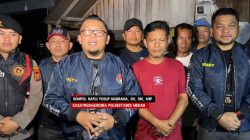 kasat Narkoba Polrestabes Medan Kompol Rafli Yusuf Nugraha bersama anggota mengamankan tiga pengedar narkoba