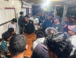 Personel Gabungan Polres Karo Sigap Redam Tawuran Antar Pemuda di Kineppen