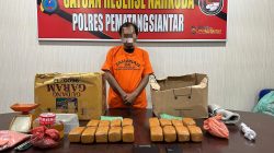 Polres Pematangsiantar Ungkap Peredaran Ganja 7 Kg, Satu Tersangka Ditangkap