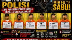 Enam Penyerang Polisi Saat Penggerebekan Narkoba di Multatuli Diamankan, Urine Positif Sabu