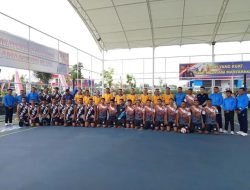 Polres Karo Melaju ke Semifinal, Menang Bertanding Dengan Polrestabes Medan di Perempat Final Voli HUT Bhayangkara ke-80