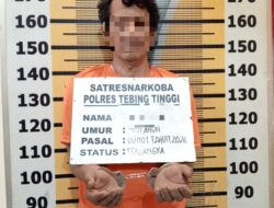 Sat Resnarkoba Polres Tebing Tinggi Amankan Tiga Residivis di Gudang Tak Terpakai