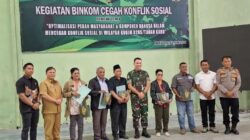 Sinergi TNI-Polri dan Pemda Diperkuat, Binkom Cegah Konflik Sosial Digelar di Karo
