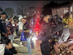 Lingkaber Maksimalkan Pencegahan Kejahatan Malam, Bubarkan Kerumunan Remaja di Sejumlah Titik Kota Kabanjahe