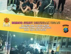 Brimob Sumut Bertindak Tegas! 18 Pemuda dan 12 Sepeda Motor Diamankan dalam Patroli Antisipasi Balap Liar di Kota Medan